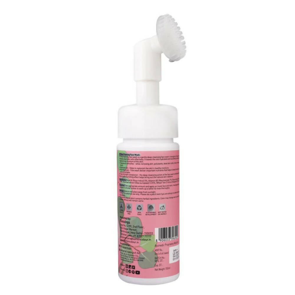 Fashion Colour Rose Foaming Face Wash