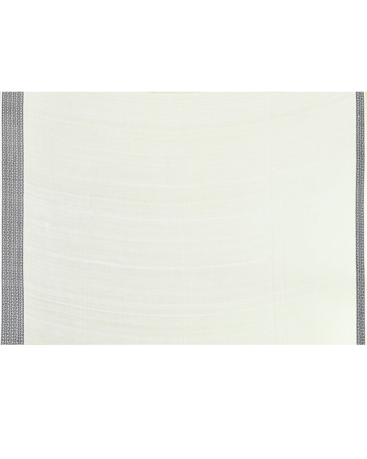 Piyari Fashion Women's White Embellished Cotton Saree