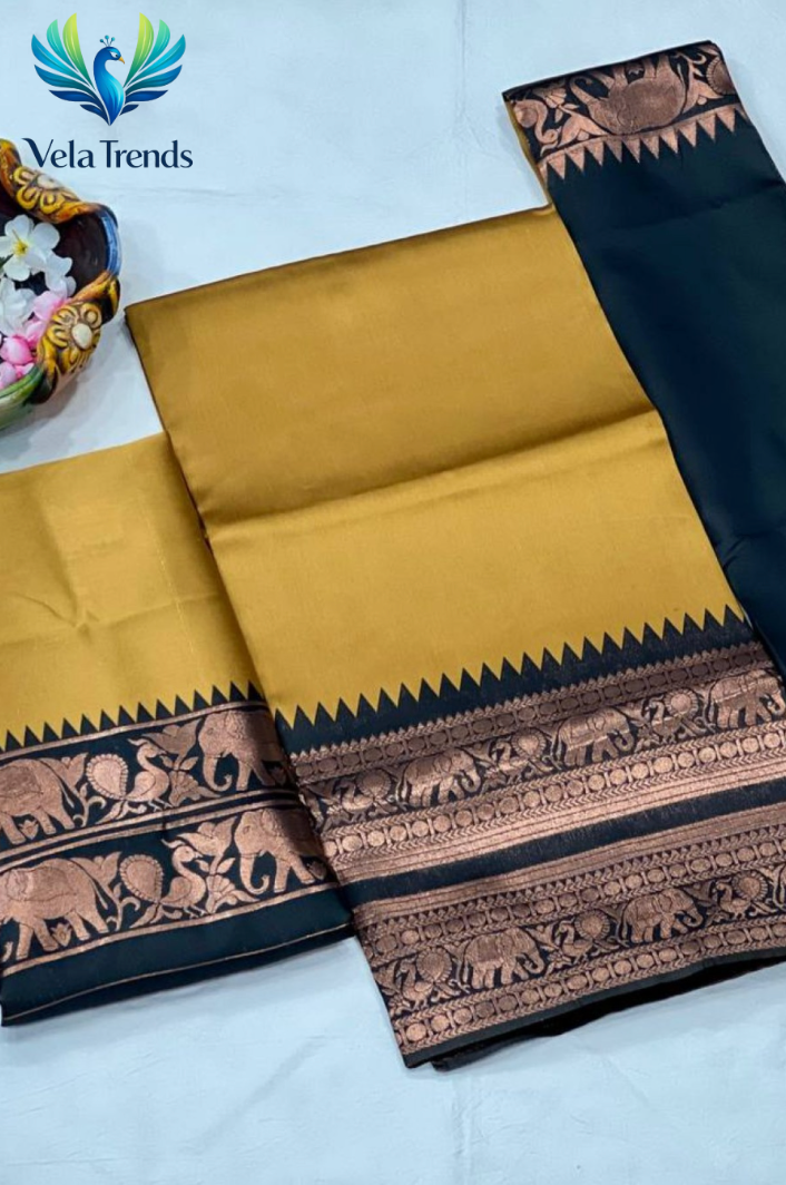 Kanjiveram Silk Zari Lehanga With Blouse Along With Banarashi Silk Duppta - VHL012
