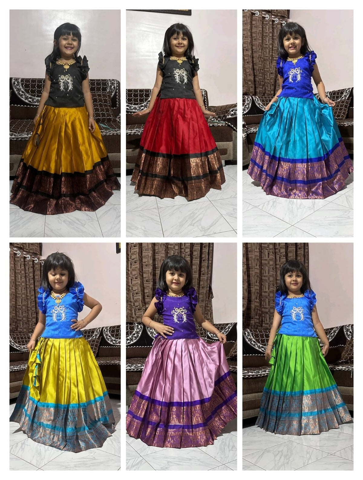 NEW LAUNCING FESTIVAL SEASON KIDS LEHENGA CHOLI - VBK0013