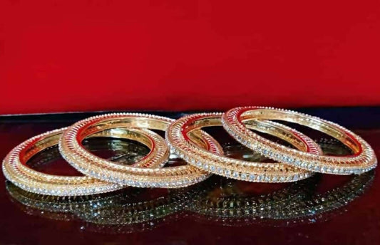 Mominos Fashion Trendy Designer American Diamond Bangles