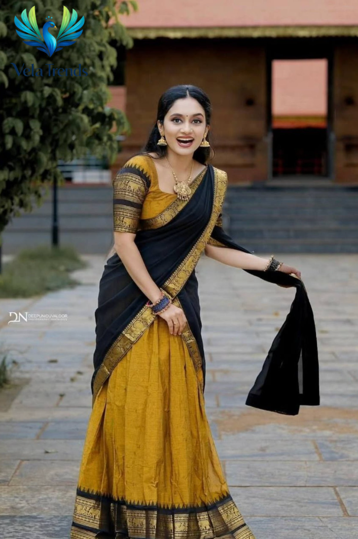 Kanjiveram Silk Zari Lehanga With Blouse Along With Banarashi Silk Duppta - VHL012