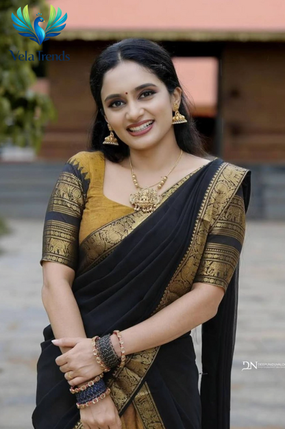 Kanjiveram Silk Zari Lehanga With Blouse Along With Banarashi Silk Duppta - VHL012